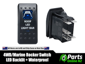 Waterproof Rocker Switch ROOF LED LIGHT BAR for 4WD Off Road Marine