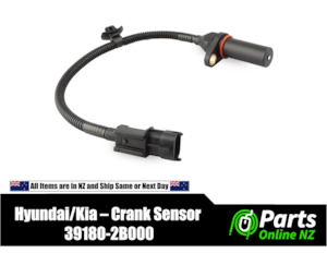 Crankshaft Position Sensor 39180-2B000 for Hyundai and Kia Models (1.6L, 1.8L, 2.0L Engines)