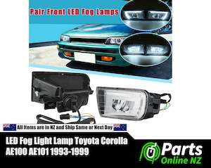 1 Pair Front Bumper LED Fog Light Lamp for Toyota Corolla AE100 AE101 1993-1999