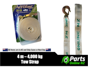 Aerofast Tow Strap - 4m, 4000kg