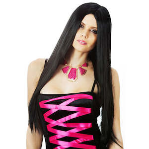 Costume hiring: Buy 70s Cher Wig Black