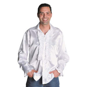 Costume hiring: 70s Frill Shirt White