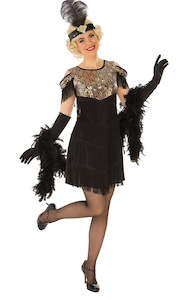 Gold Sequin Flapper