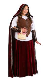 Costume hiring: Red Riding Hood Plus Size Deluxe