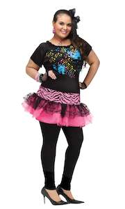 Costume hiring: 80s Pop Party Plus Size