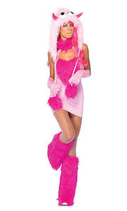 Costume hiring: Pink Puff Monster