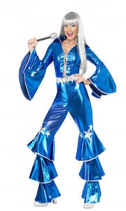 Costume hiring: Buy 70s Dancing Dream Blue