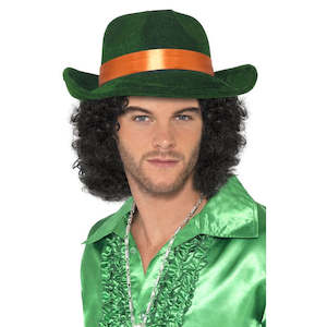 Costume hiring: Buy Pimp Hat Green