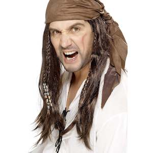 Costume hiring: Buccaneer Pirate Wig