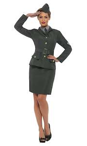 Costume hiring: WW2 Army Corporal Girl