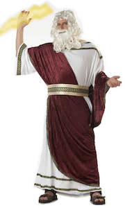 Costume hiring: Zeus God Of The Sky Plus Size