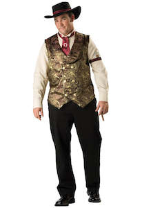 Costume hiring: Gambling Man Plus Size