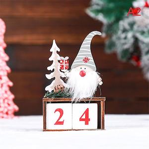 Advent Wooden Blocks Countdown Calendar