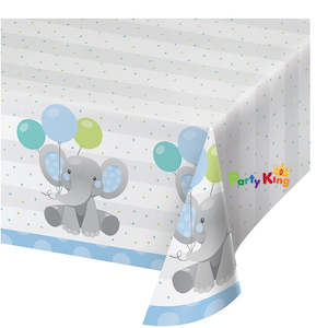 Enchanting Elephant Boy Paper Table Cover