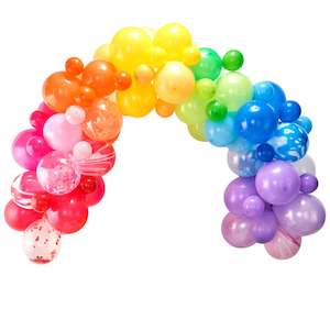 DIY Balloon Garland/Arch Rainbow