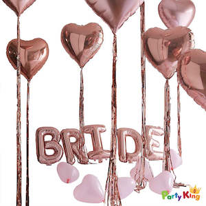 Blush Hen Party Balloon Pack Bride Bedroom Decor Pack