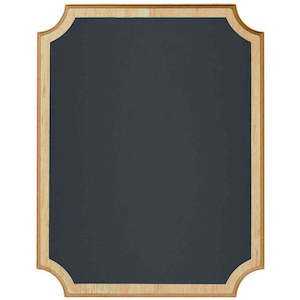 Chalkboard Sign MDF Easel Sign - Natural