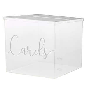 Gift: Wedding Acrylic Card Box