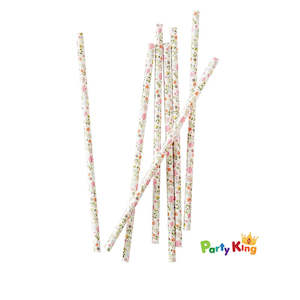 Ditsy Floral Straws Floral