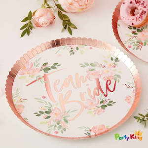 Floral Hen party Paper Plates