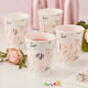 Floral HenParty Paper Cups