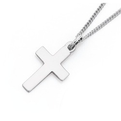 Sterling silver cross pendant