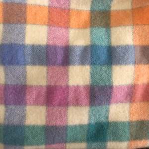 Building supplies: Pastels and white checked wool vest