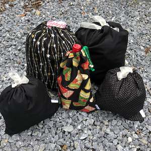 Blitzen Black Christmas Gift Bag Bundle