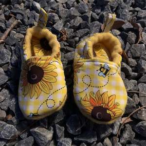 Yellow Wool Slippers