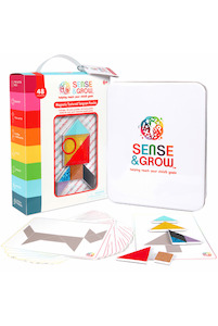 Sense Grow Magnetic Texture Tangram Puzzle