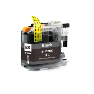 Stationery, paper, printing: Brother LC137XL Black Ink Compatible