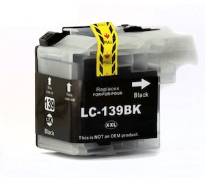 Stationery, paper, printing: Brother LC139XL Black Ink Compatible