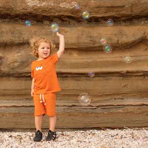 Organic Cotton Rust Brown Shorts