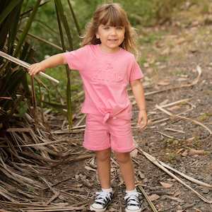 Organic Cotton Bubblegum Pink Shorts