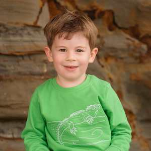 Organic Cotton Tuatara Fleece Jumper