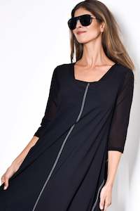 PAULA RYAN Mesh Layering Sleeve