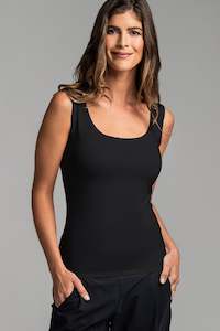 PAULA RYAN ESSENTIALS Slim Fit Singlet - Merino