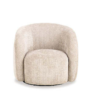 Investment - commercial property: Lodi Swivel Armchair - Beige