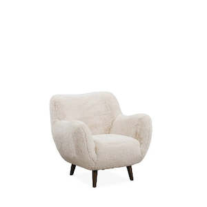 Investment - commercial property: Globe Accent Chair - Dawn Fur