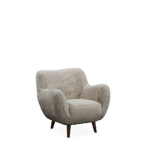 Investment - commercial property: Globe Accent Chair - Coyote Fur