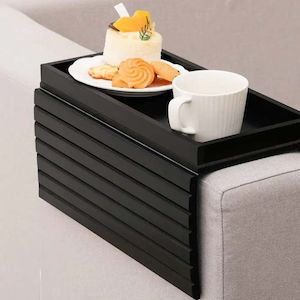 Sofa Hugga with Serving Tray - Black