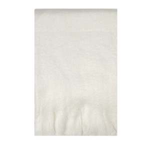 Wool blend throw - Ivory