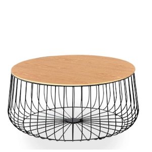 Novo Round Coffee Table 600dia - Natural