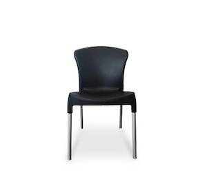 Investment - commercial property: Stella Chair – Black (Stackable)