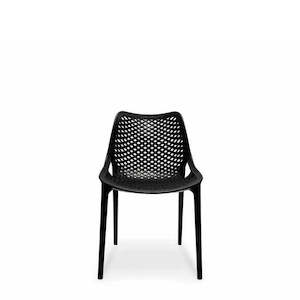 Soprano Outdoor Chair - Black (Stackable)