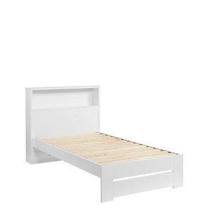 Cosmo Slatframe Bed with Storage Headboard - Single or King Single