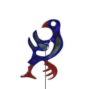 Garden Art Stand - Pukeko