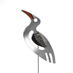 Garden Art Stand - Heron