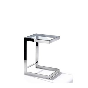 Investment - commercial property: Bianca Side Table - Stainless Steel