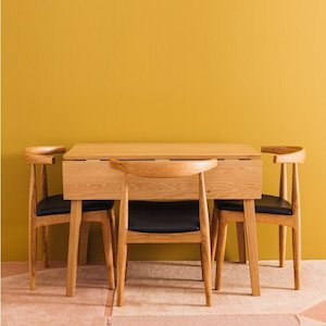 Nordik & Elbow Dining Suite Dropleaf 1020sq (4 Pce or 5 Pce)